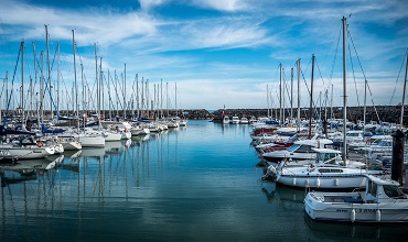 Boot Anlegen bei Wind