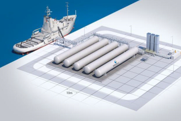 LNG bunkering station