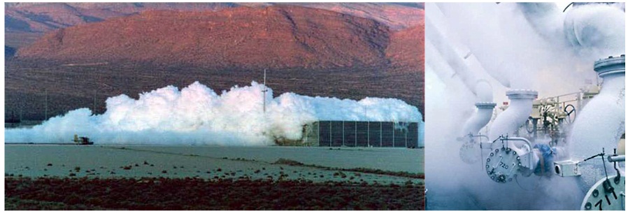 LNG cloud formation