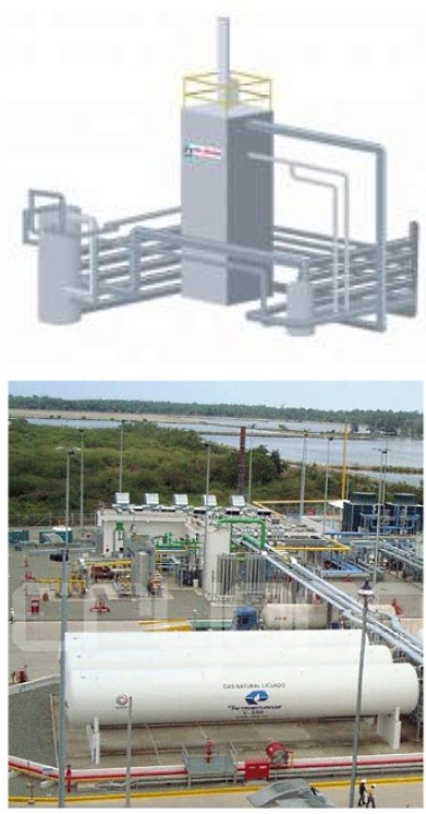 Liquefaction unit LNG