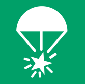 Rocket parachute flares