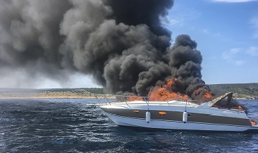 Brandbekämpfung an Bord Notfallmaßnahmen Ausrüstung