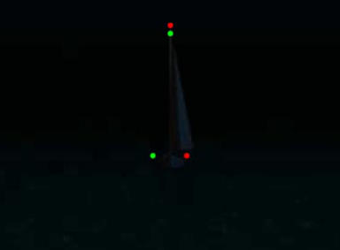 Lights on the vessel