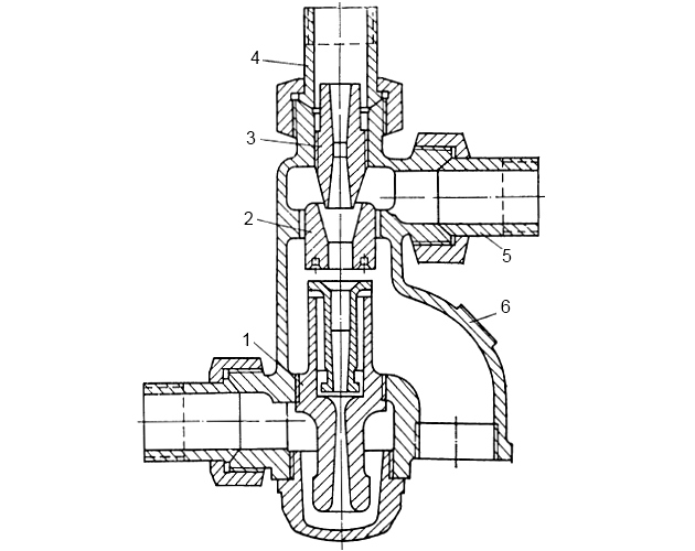 Конструкция самовсасывающего инжектора