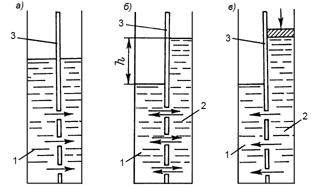 Процесс осмотического переноса воды