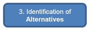 Identification of Alternatives