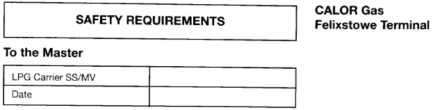 Sample Safety Document