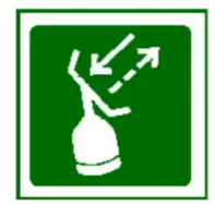 Sign - lower lifeboat to water