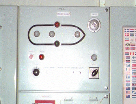 The navigation lights indicator