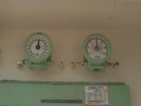 The engine RPM indicator