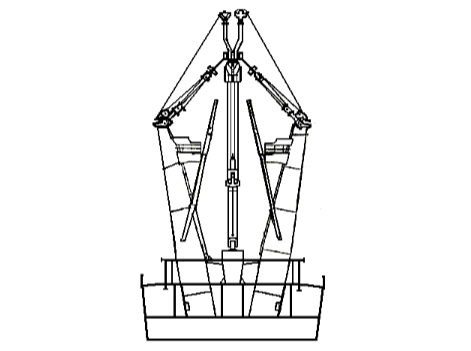 A heavy lift Stulken derrick