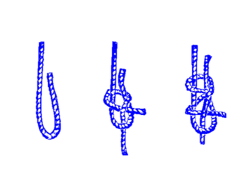 A double sheet bend