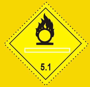 Sign: An oxidizing agent