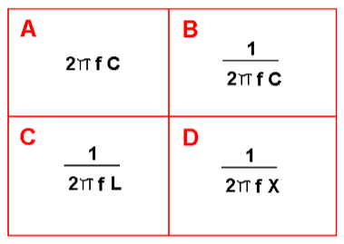 Capacitive reactance