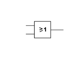 A European standard OR gate