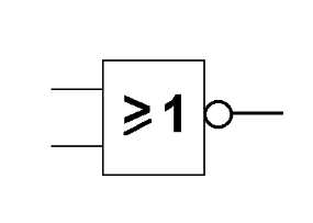 A European standard NOR gate