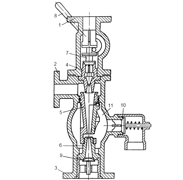 Конструкция пароструйного инжектора