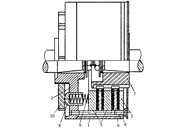 Вид предохранительной муфты брашпиля