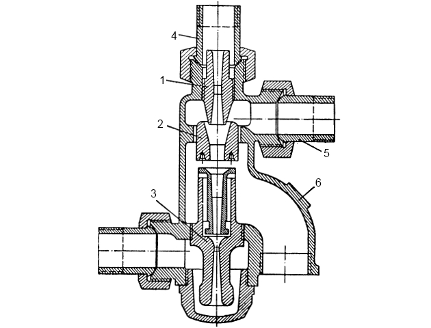 Конструкция самовсасывающего инжектора