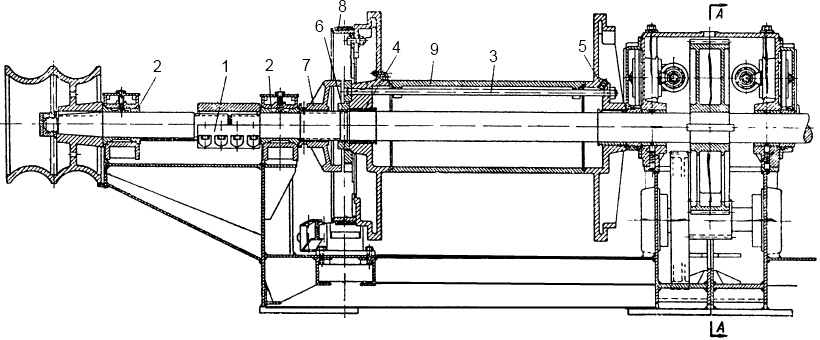 Схема грузового вала