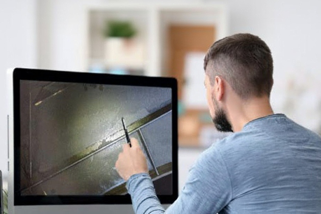 Monitoring during remote inspection