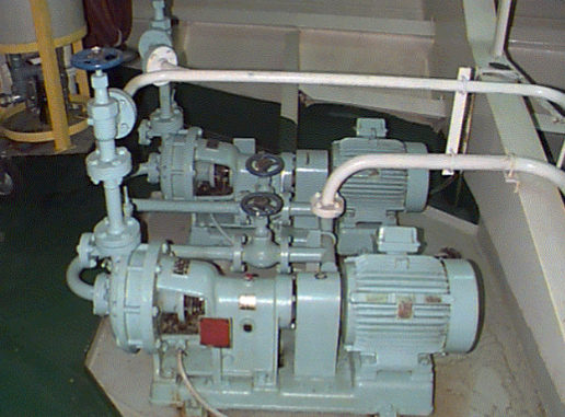 A pump with an electric motor