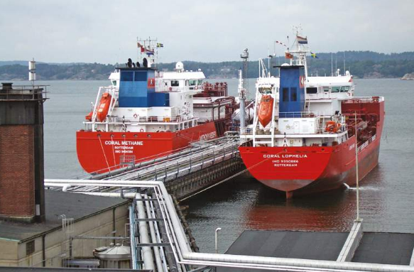 Multigas vessel