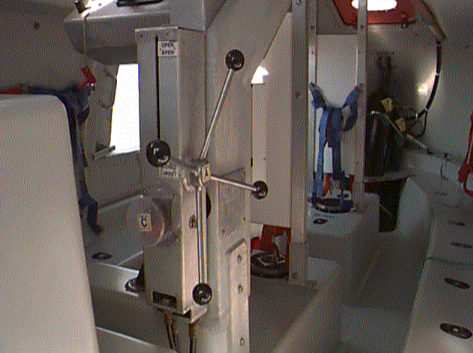 The lifeboat brake and falls release cable