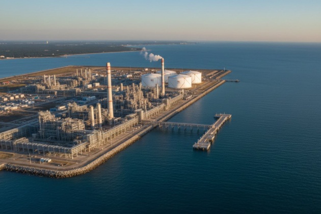 Liquefied natural gas processing plant