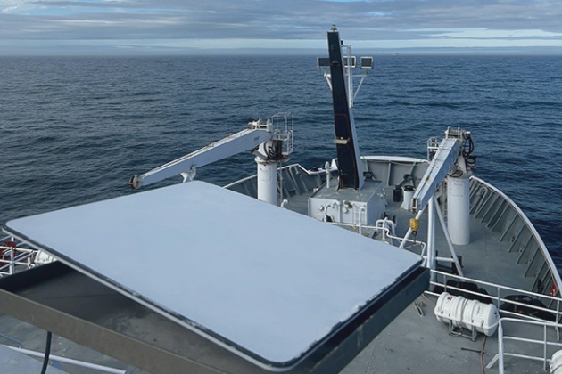 Вид антенны Starlink