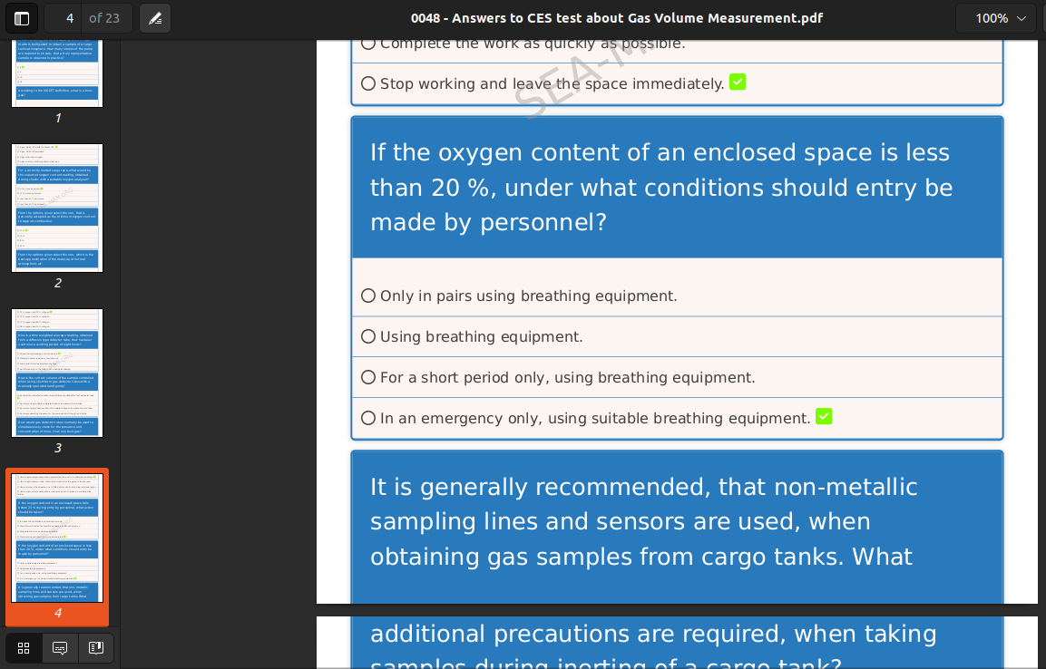 347 PDF files with Answers for CBT tests - Ocean Learning Platform (Seagull) - Image 4