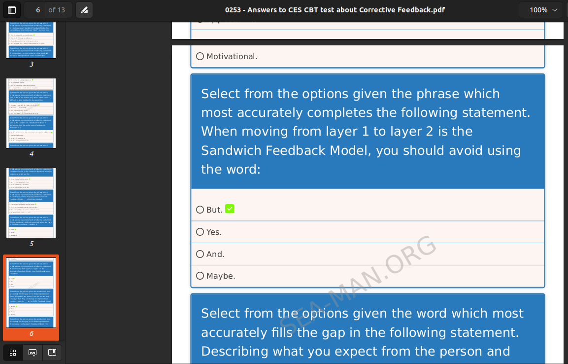 347 PDF files with Answers for CBT tests - Ocean Learning Platform (Seagull) - Image 3